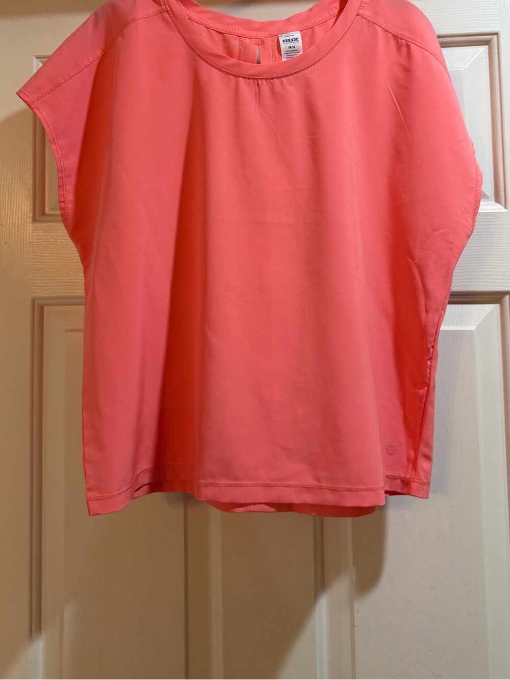 RBX Relaxed Coral Pink Active Wear Top